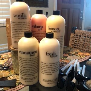 PHILOSOPHY 32OZ SHAMPOO,SHOWER GEL, BUBBLE BATH .